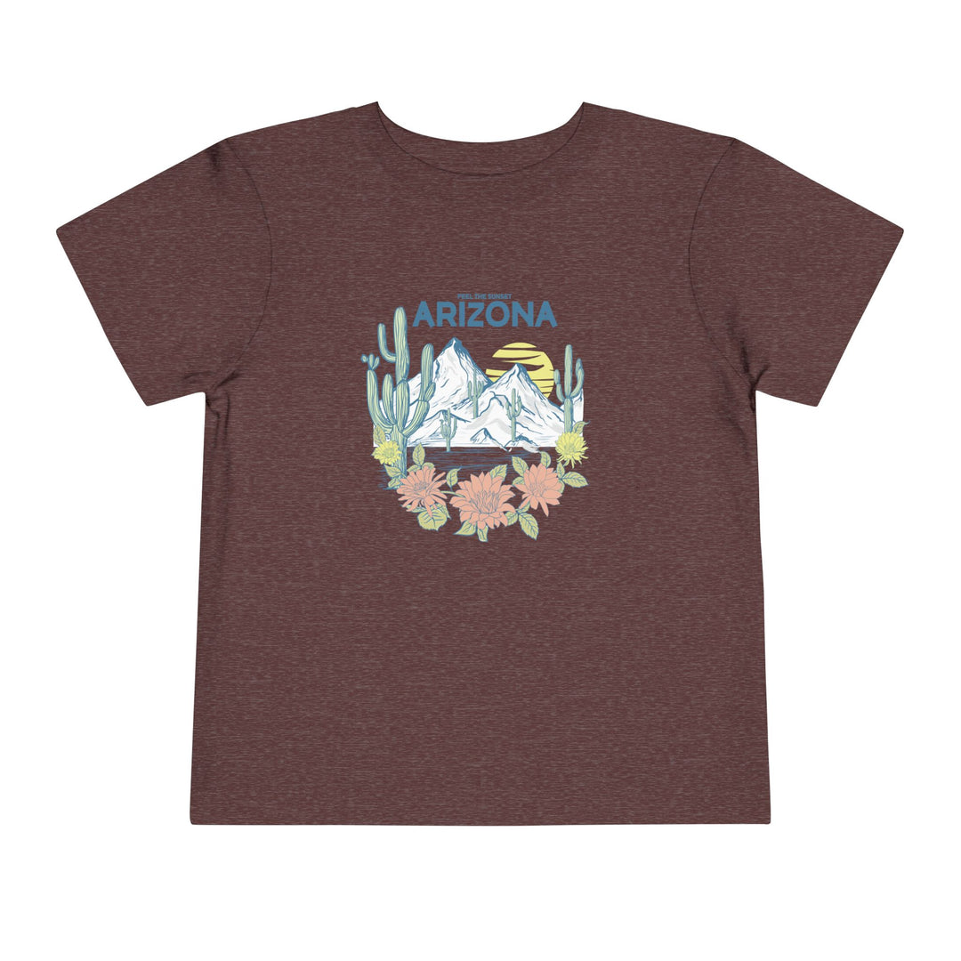 Feel The Sunset Arizona - Toddler Short Sleeve Tee