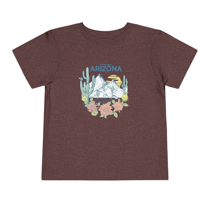 Feel The Sunset Arizona - Toddler Short Sleeve Tee