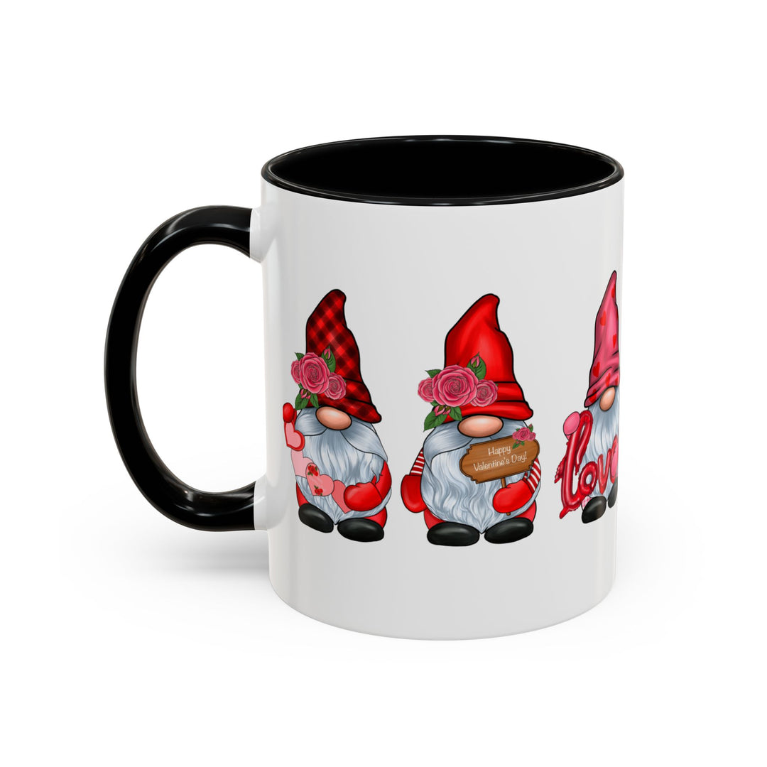 Valentine Gnomes - Accent Coffee Mug (11, 15oz)