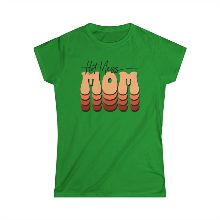 Hot Mess Mom - Women's Softstyle Tee