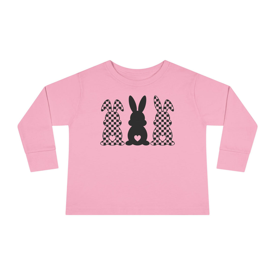 Heart Bunny - Toddler Long Sleeve Tee