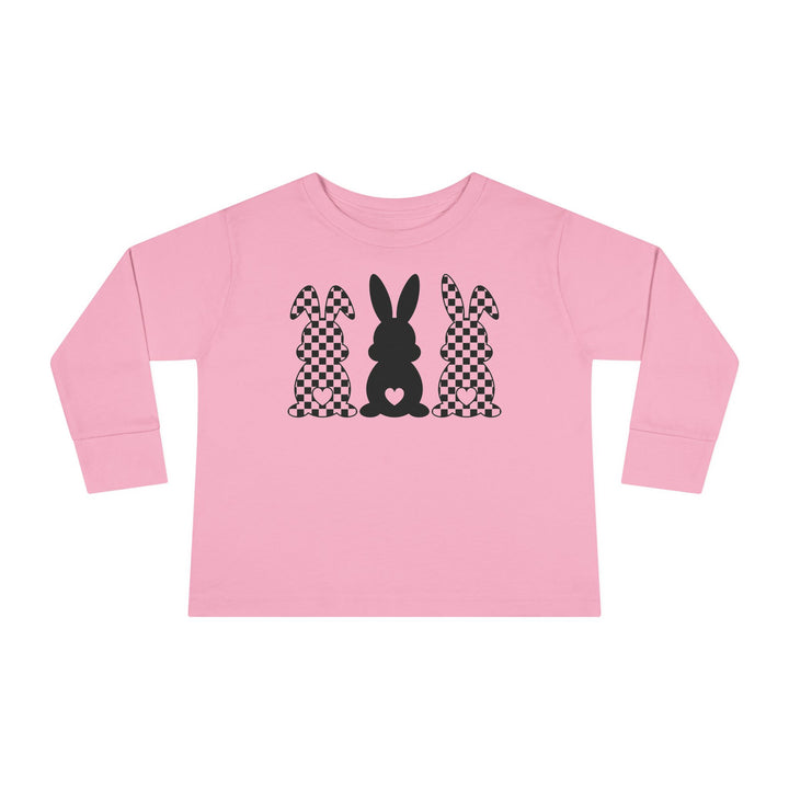 Heart Bunny - Toddler Long Sleeve Tee