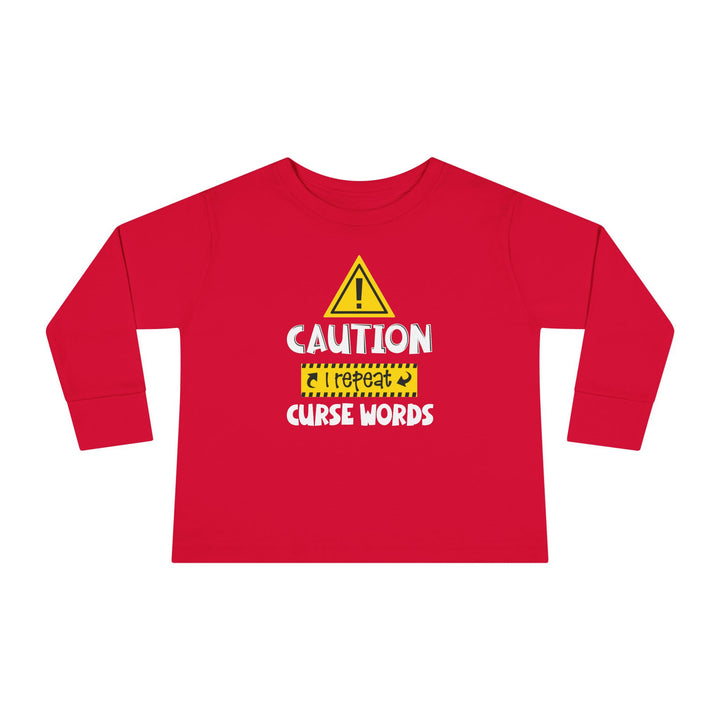 Caution - Toddler Long Sleeve Tee