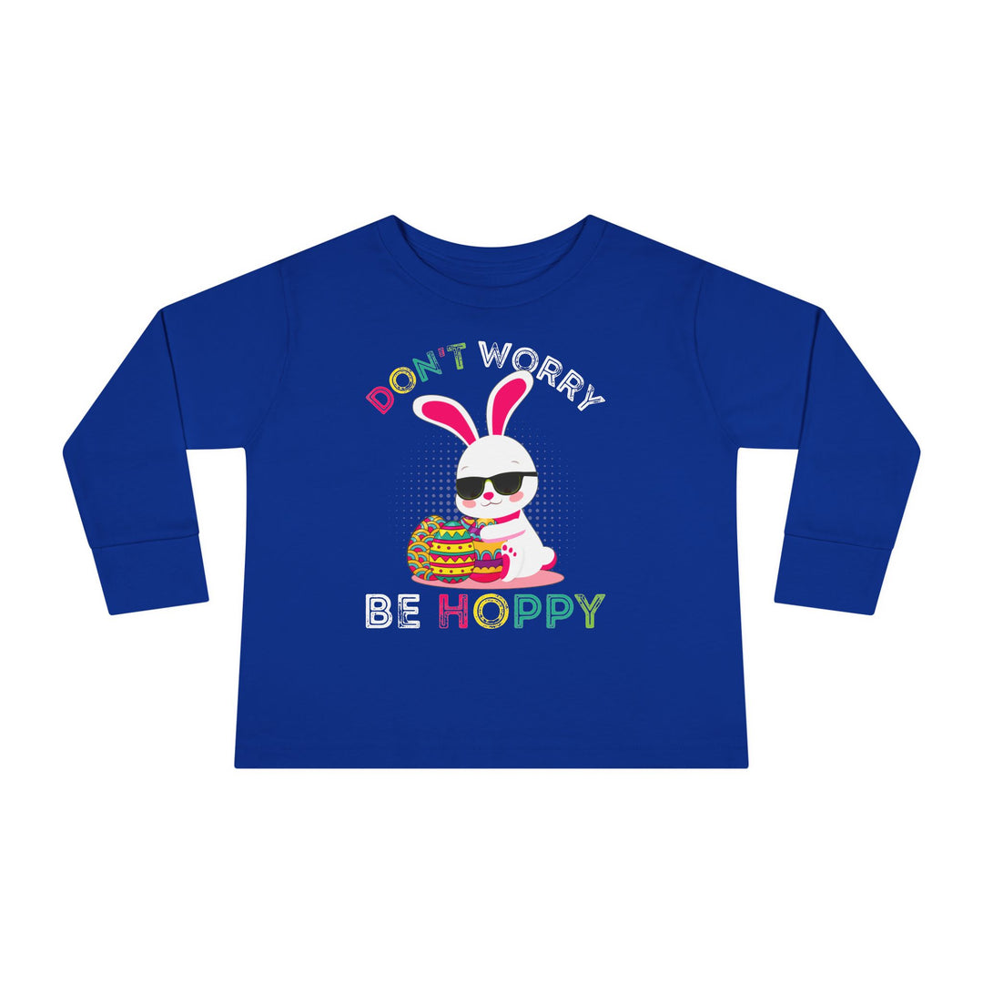 Don't Worry Be Hoppy - Toddler Long Sleeve Tee