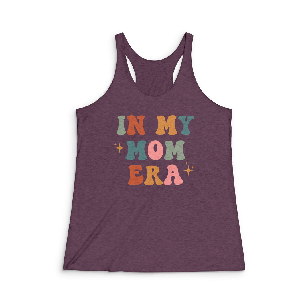 In My Mom Era - Women's Tri-Blend Racerback Tank