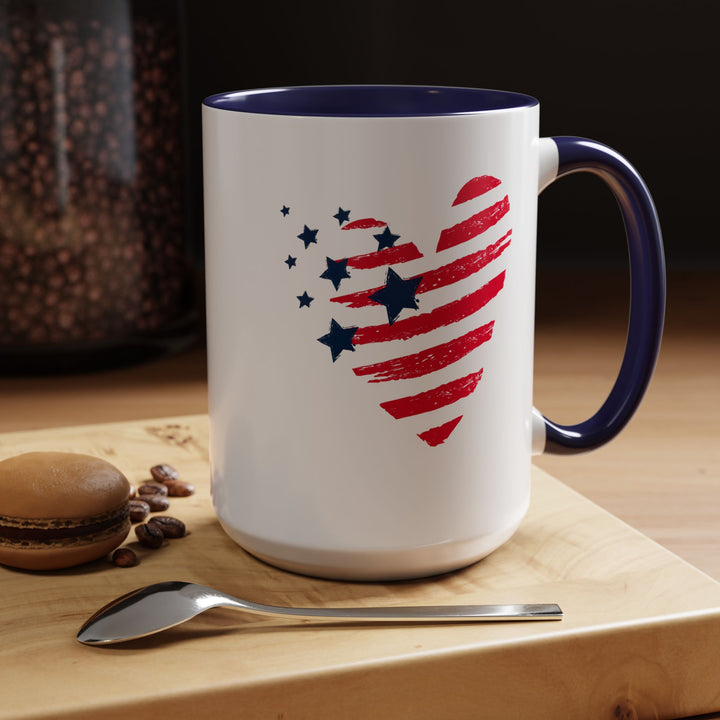 American Heart - Accent Coffee Mug (11, 15oz)
