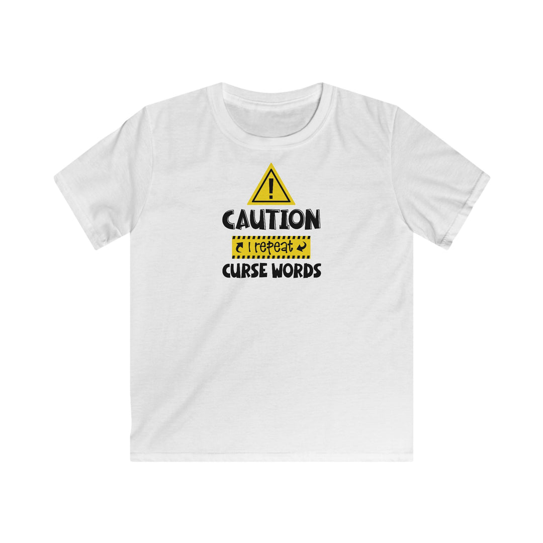Caution - Kids Softstyle Tee