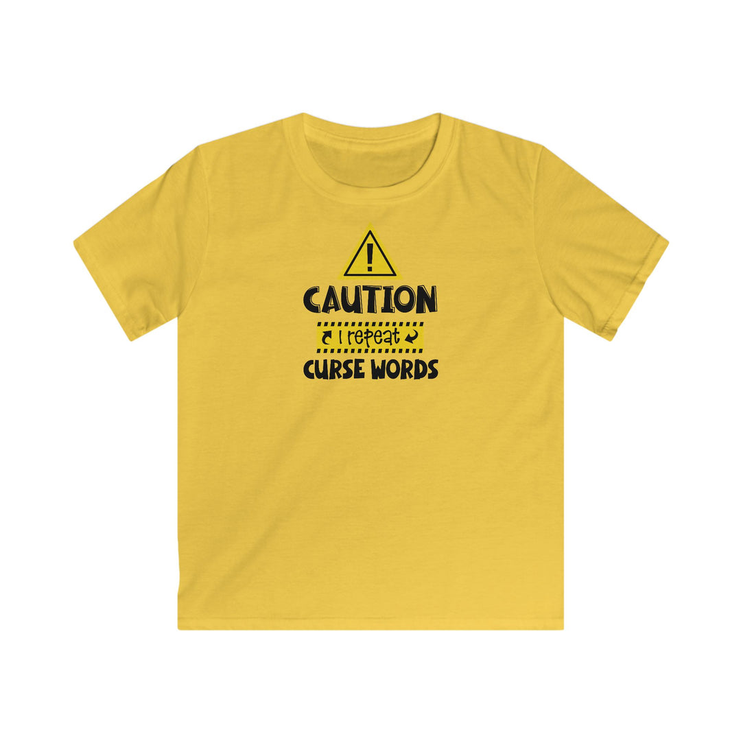 Caution - Kids Softstyle Tee