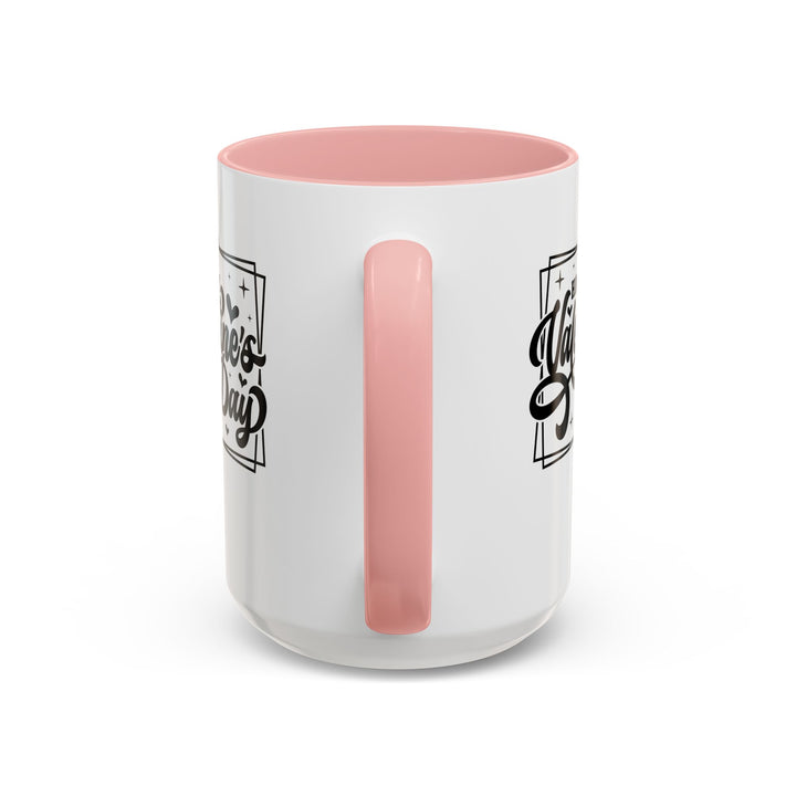 Happy Valentine's Day W/Hearts - Accent Coffee Mug (11, 15oz)
