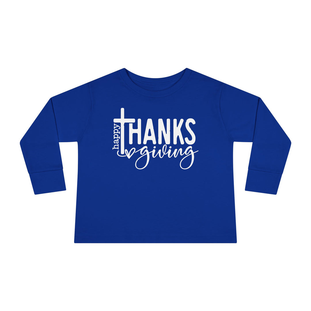 Thanksgiving Cross - Toddler Long Sleeve Tee