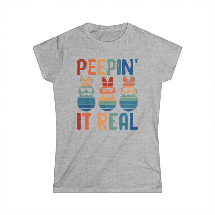Peepin It Real - Women's Softstyle Tee