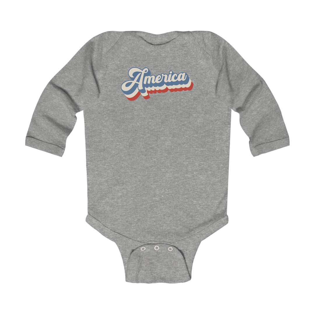 Retro America - Infant Long Sleeve Bodysuit