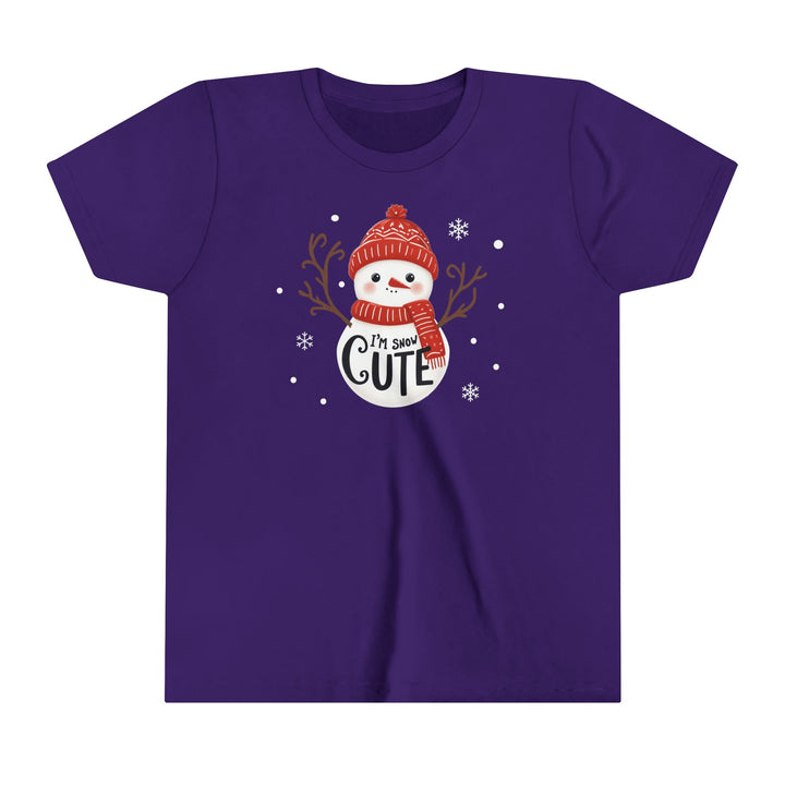 Snow Cute - Youth Short Sleeve Tee