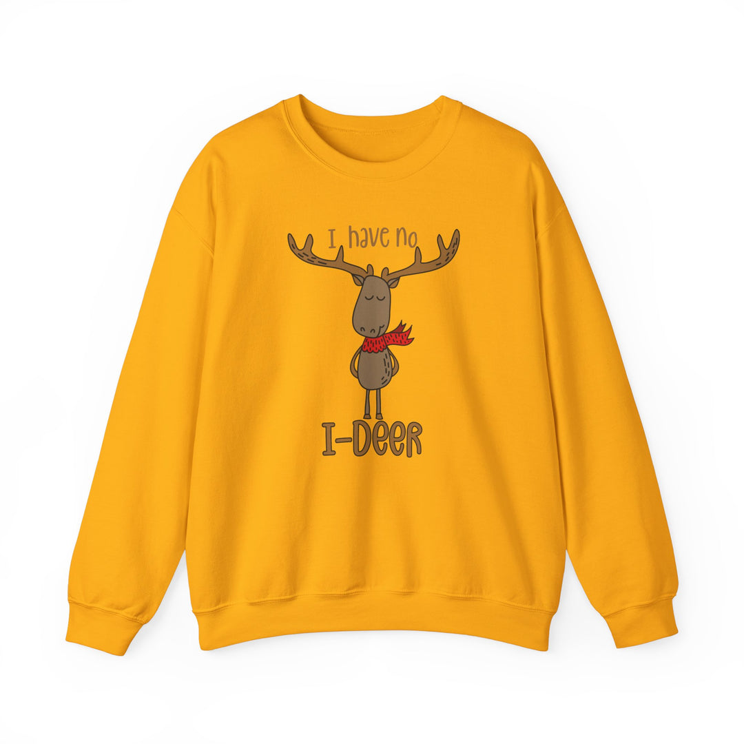 I Have No I-Deer - Unisex Heavy Blend™ Crewneck Sweatshirt