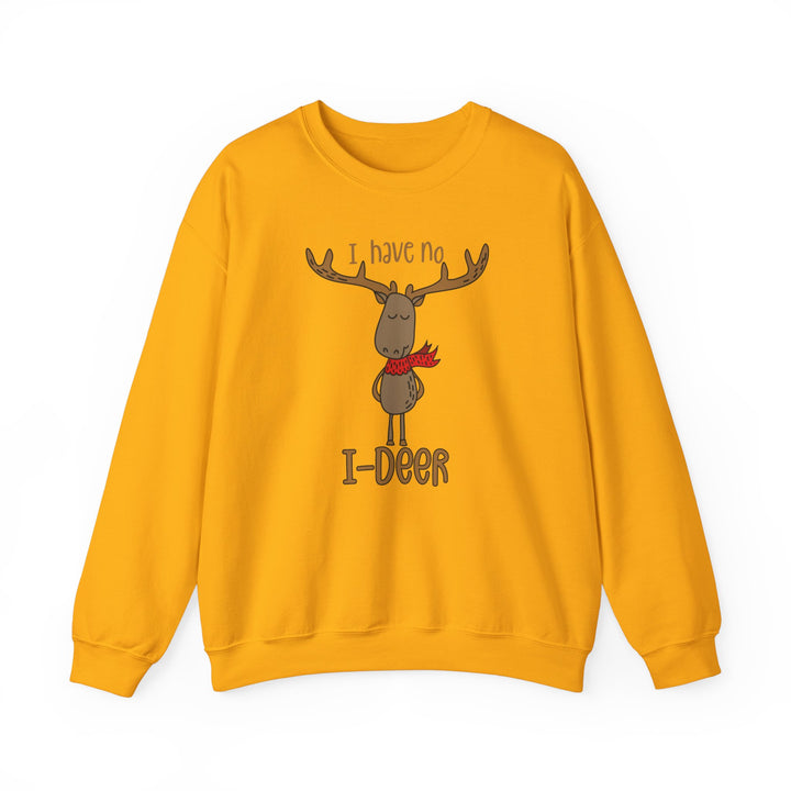I Have No I-Deer - Unisex Heavy Blend™ Crewneck Sweatshirt