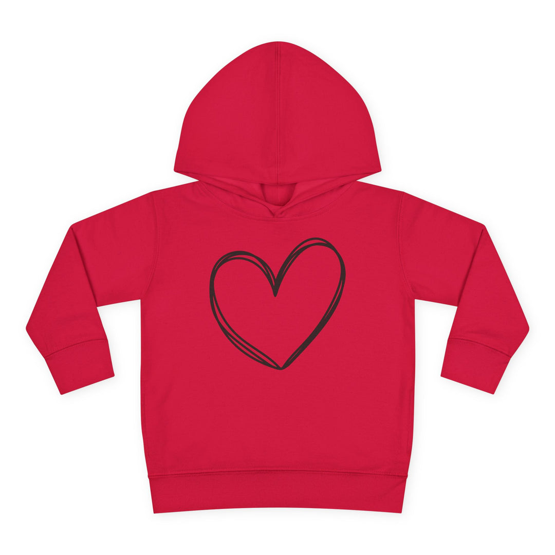 Heart - Toddler Pullover Fleece Hoodie