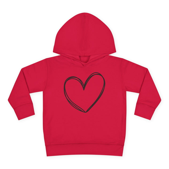 Heart - Toddler Pullover Fleece Hoodie
