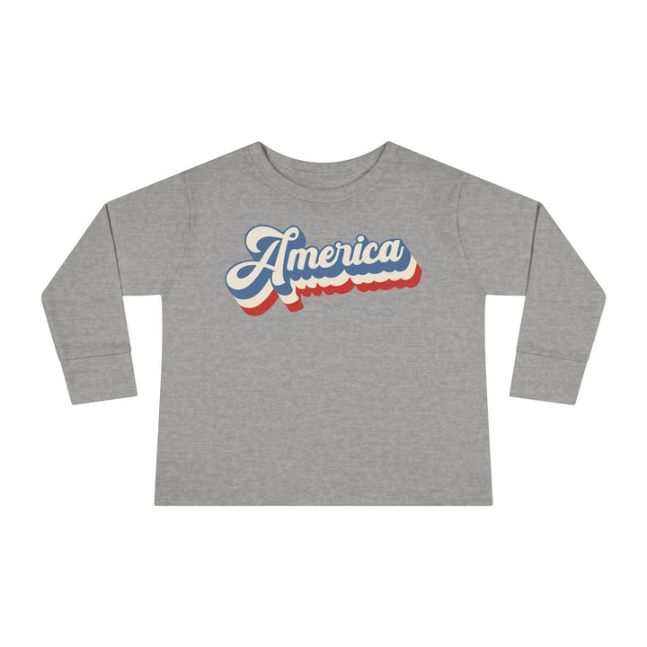 Retro America - Toddler Long Sleeve Tee