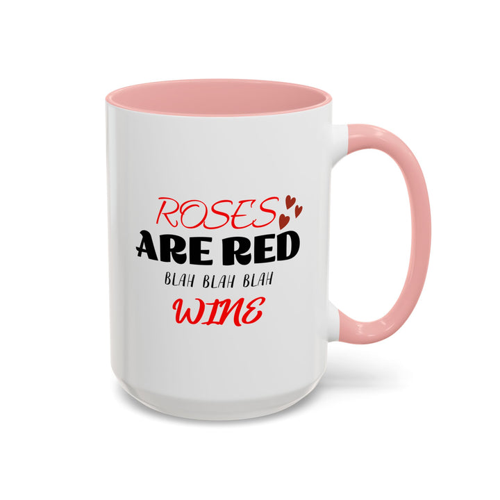 Blah Blah Blah Wine - Accent Coffee Mug (11, 15oz)