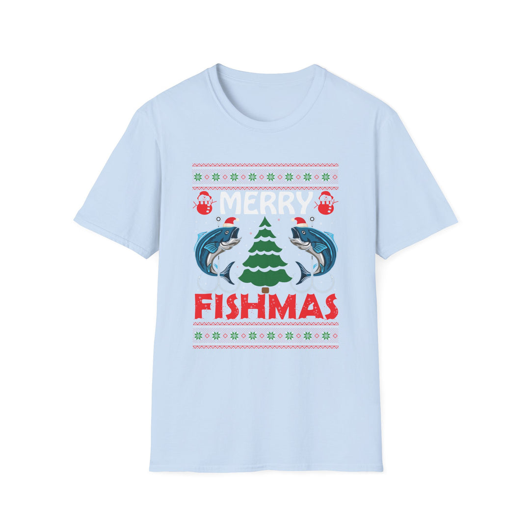Merry Fishmas - Unisex Softstyle T-Shirt