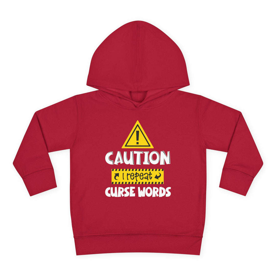 Caution - Toddler Pullover Fleece Hoodie