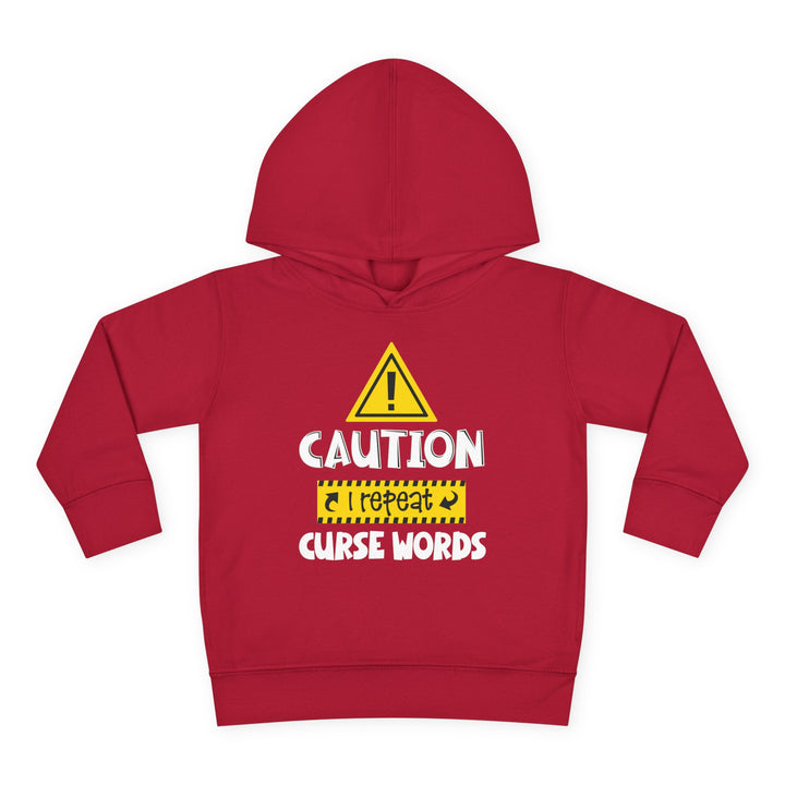 Caution - Toddler Pullover Fleece Hoodie