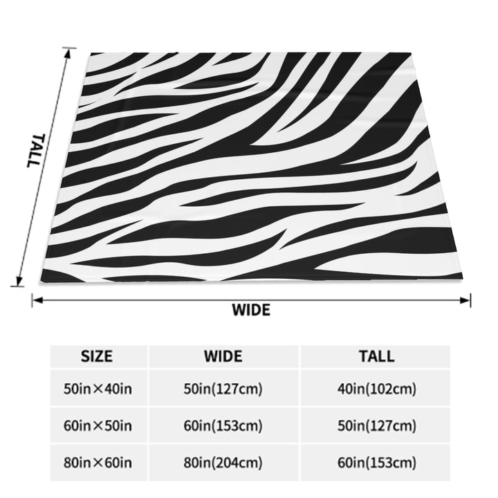 Zebra - Sofa Blanket
