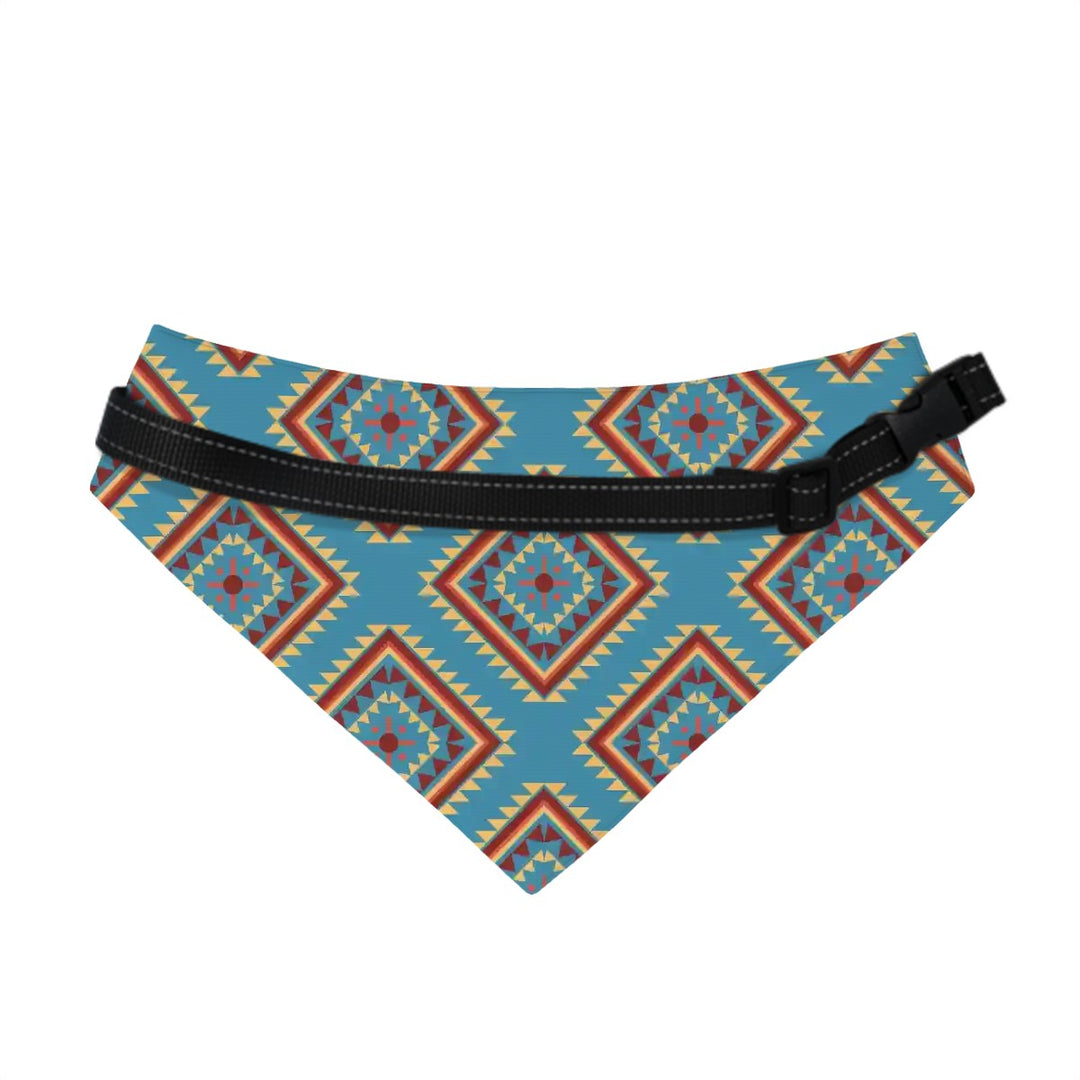 Native Aztec - Dog Bandanas Double Sided with Buckle