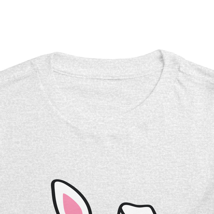 Personalized Girls Easter Bunny - Toddler Short Sleeve Tee