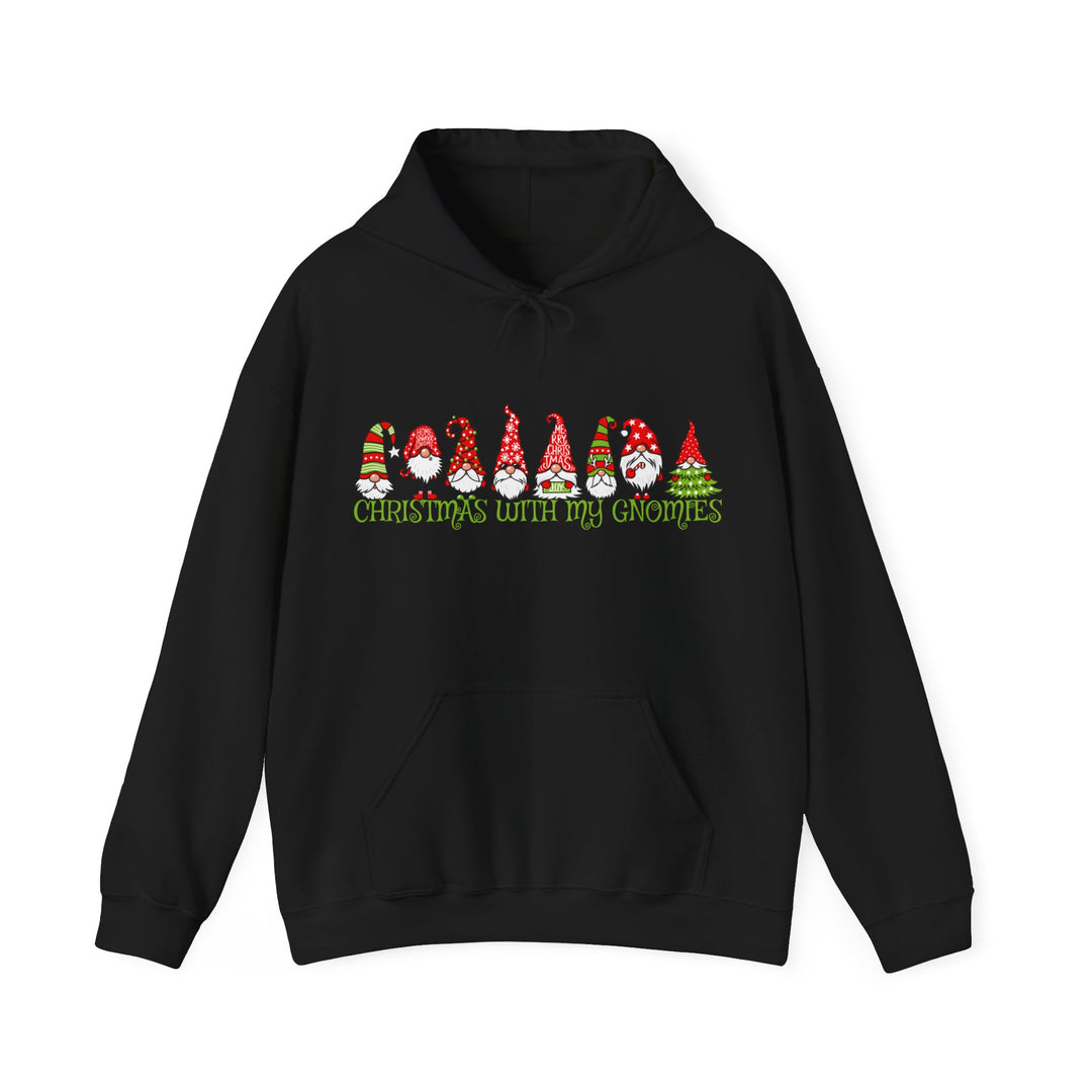 Christmas With My Gnomies - Unisex Heavy Blend™ Hooded Sweatshirt