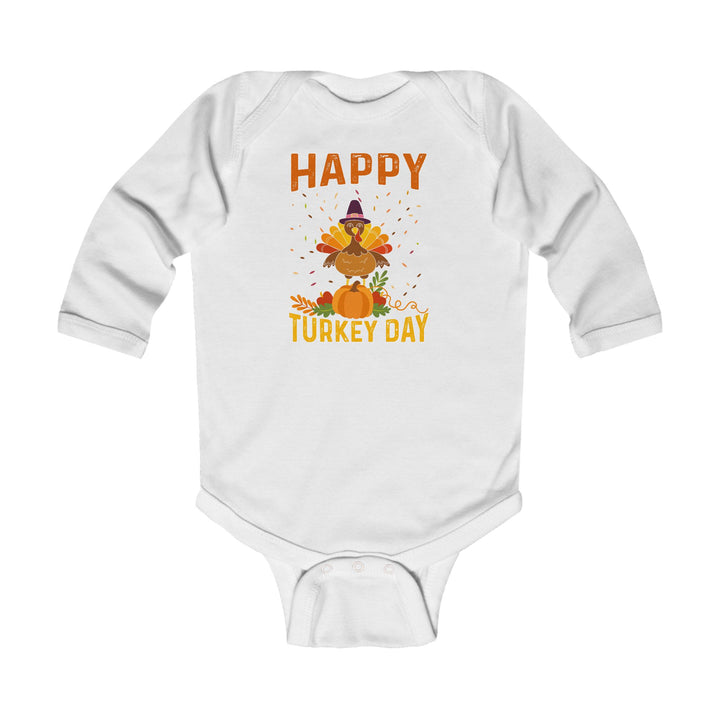 Happy Turkey Day - Infant Long Sleeve Bodysuit