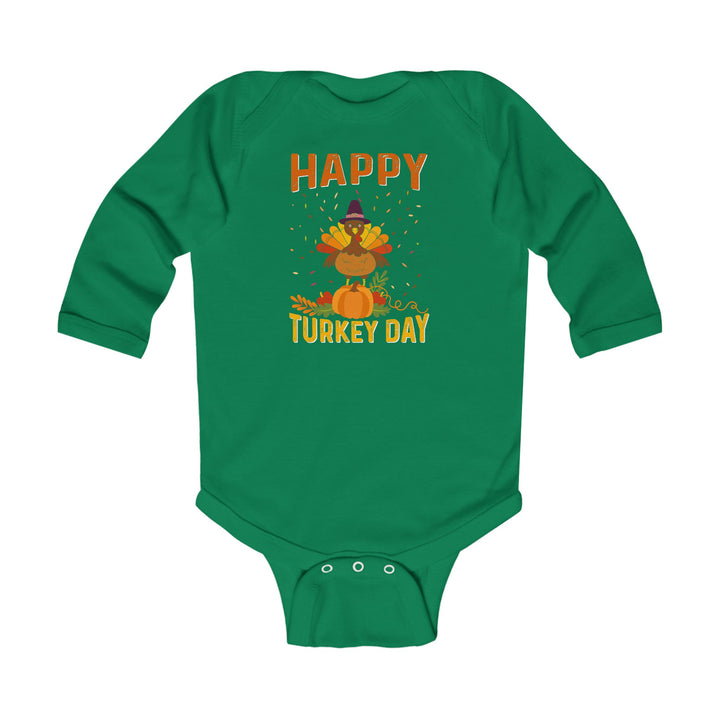Happy Turkey Day - Infant Long Sleeve Bodysuit