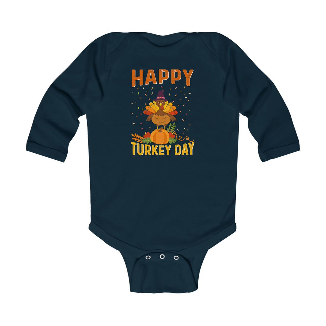 Happy Turkey Day - Infant Long Sleeve Bodysuit