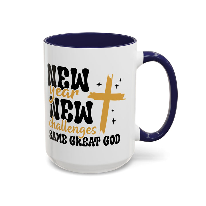 New Year Same Great God - Accent Coffee Mug (11, 15oz)