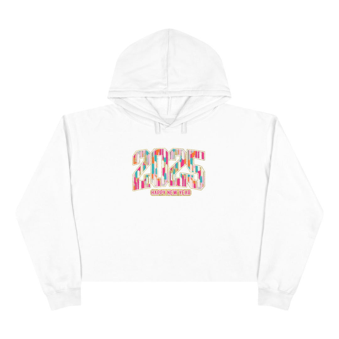 2025 Happy New Year - Crop Hoodie