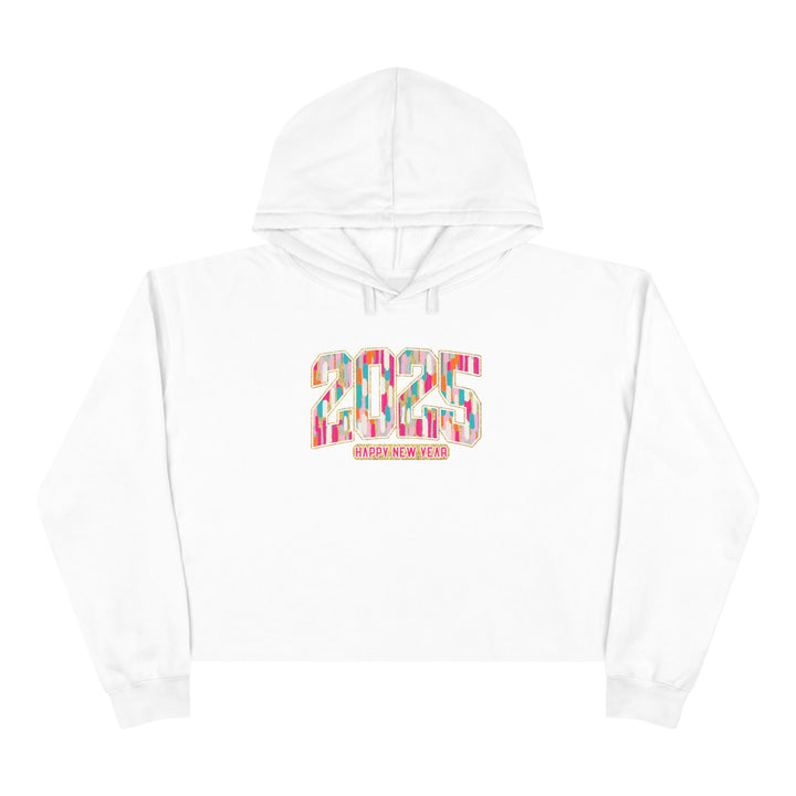 2025 Happy New Year - Crop Hoodie