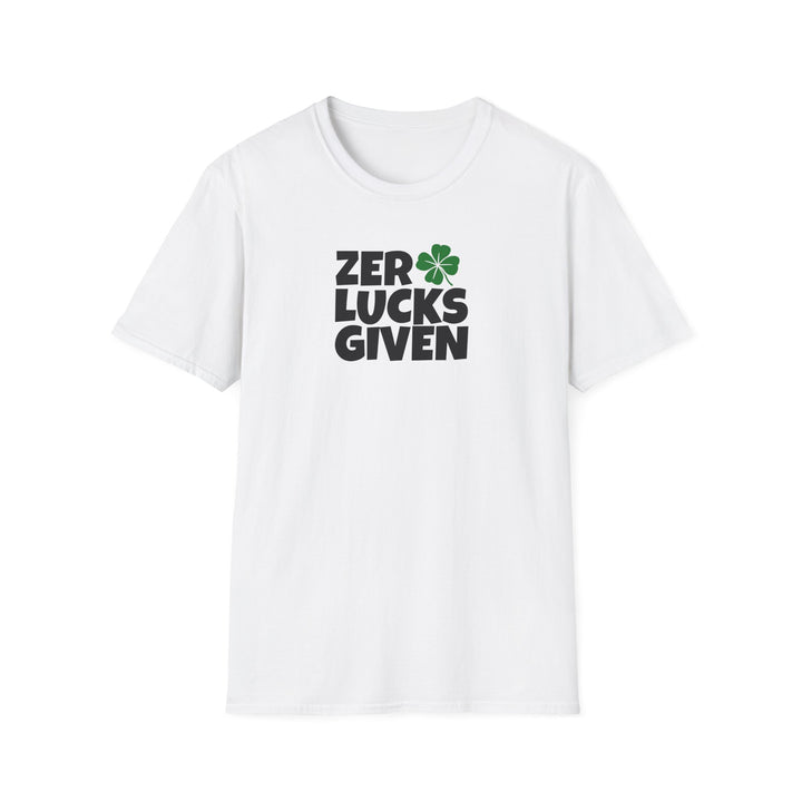 Zero Lucks Given - Unisex Softstyle T-Shirt