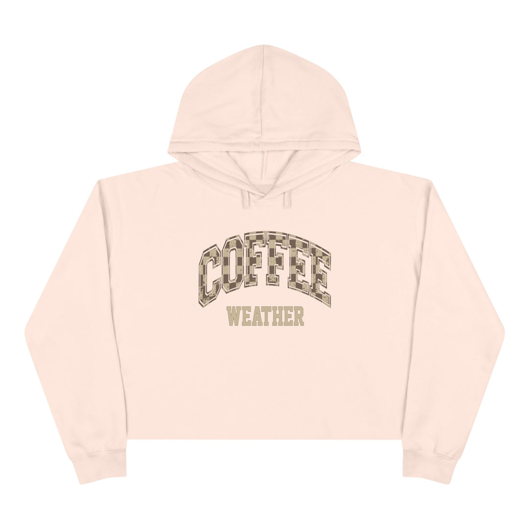 Coffee Weather - Crop Hoodie