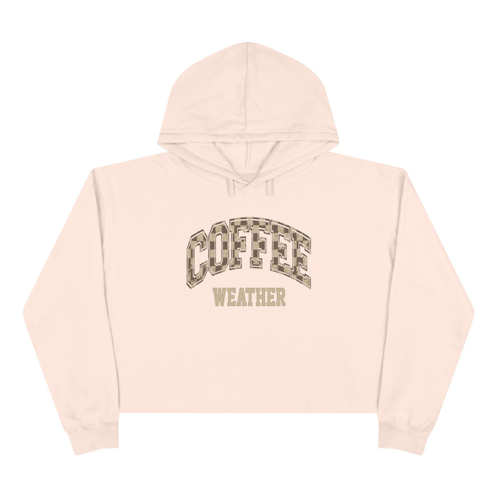 Coffee Weather - Crop Hoodie