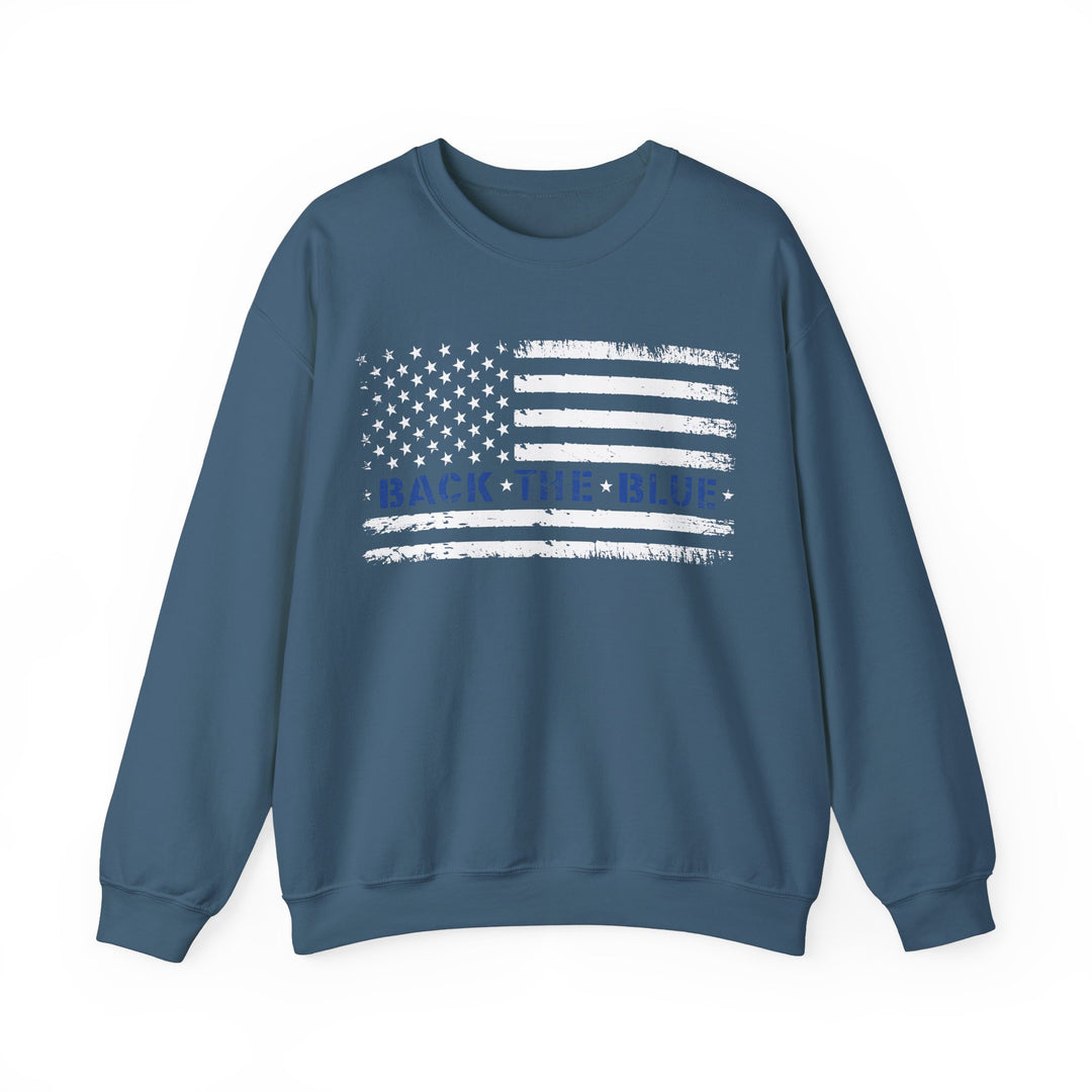 Back The Blue - Unisex Heavy Blend™ Crewneck Sweatshirt