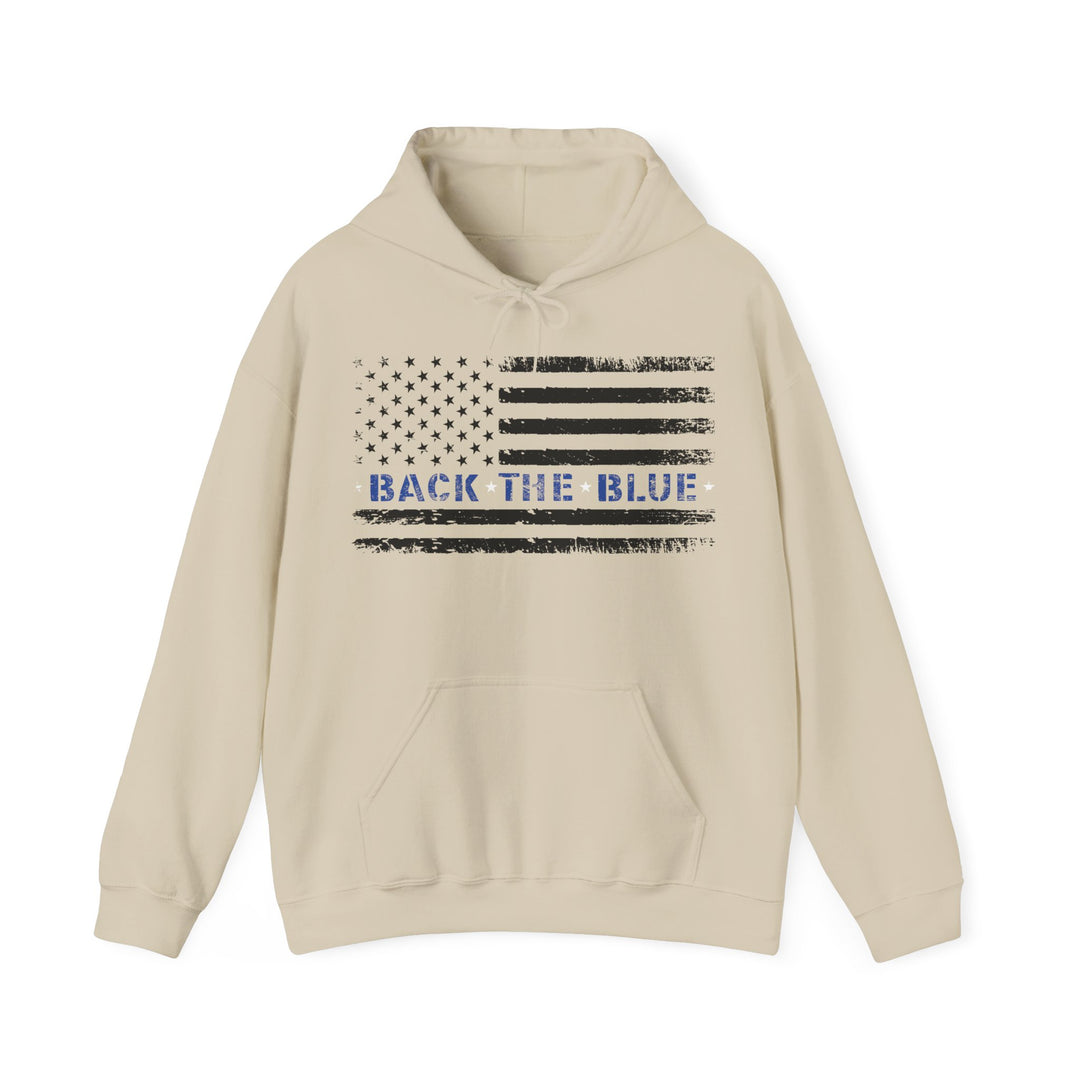 Back The Blue - Unisex Heavy Blend™ Hooded Sweatshirt