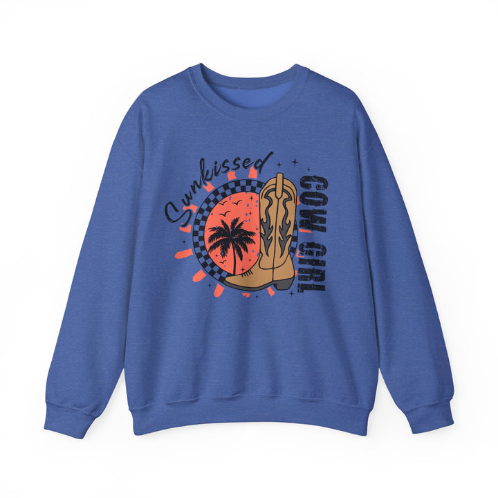 Sunkissed Cowgirl - Unisex Heavy Blend™ Crewneck Sweatshirt