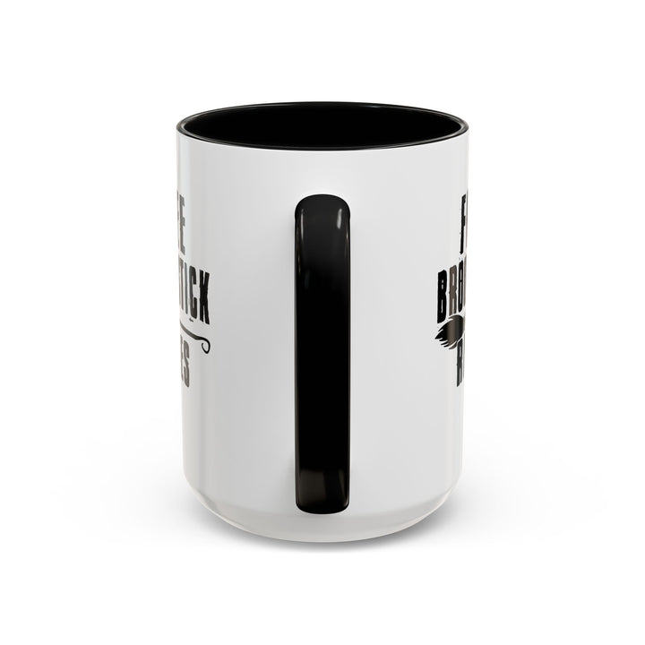 Free Broomstick Rides - Accent Coffee Mug (11, 15oz)