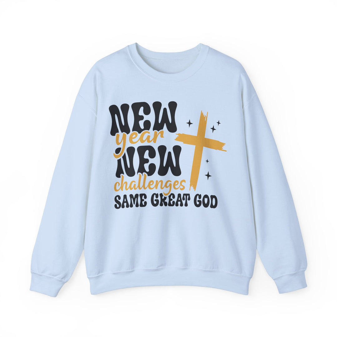 New Year Same Great God - Unisex Heavy Blend™ Crewneck Sweatshirt
