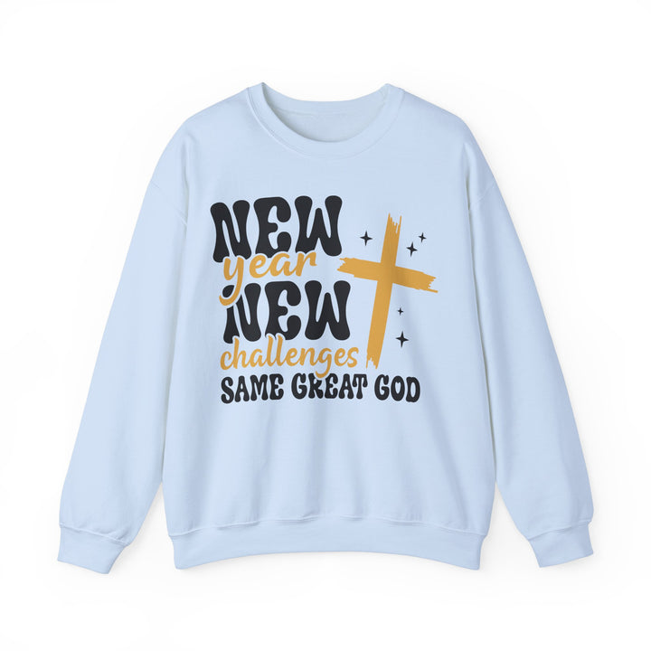 New Year Same Great God - Unisex Heavy Blend™ Crewneck Sweatshirt