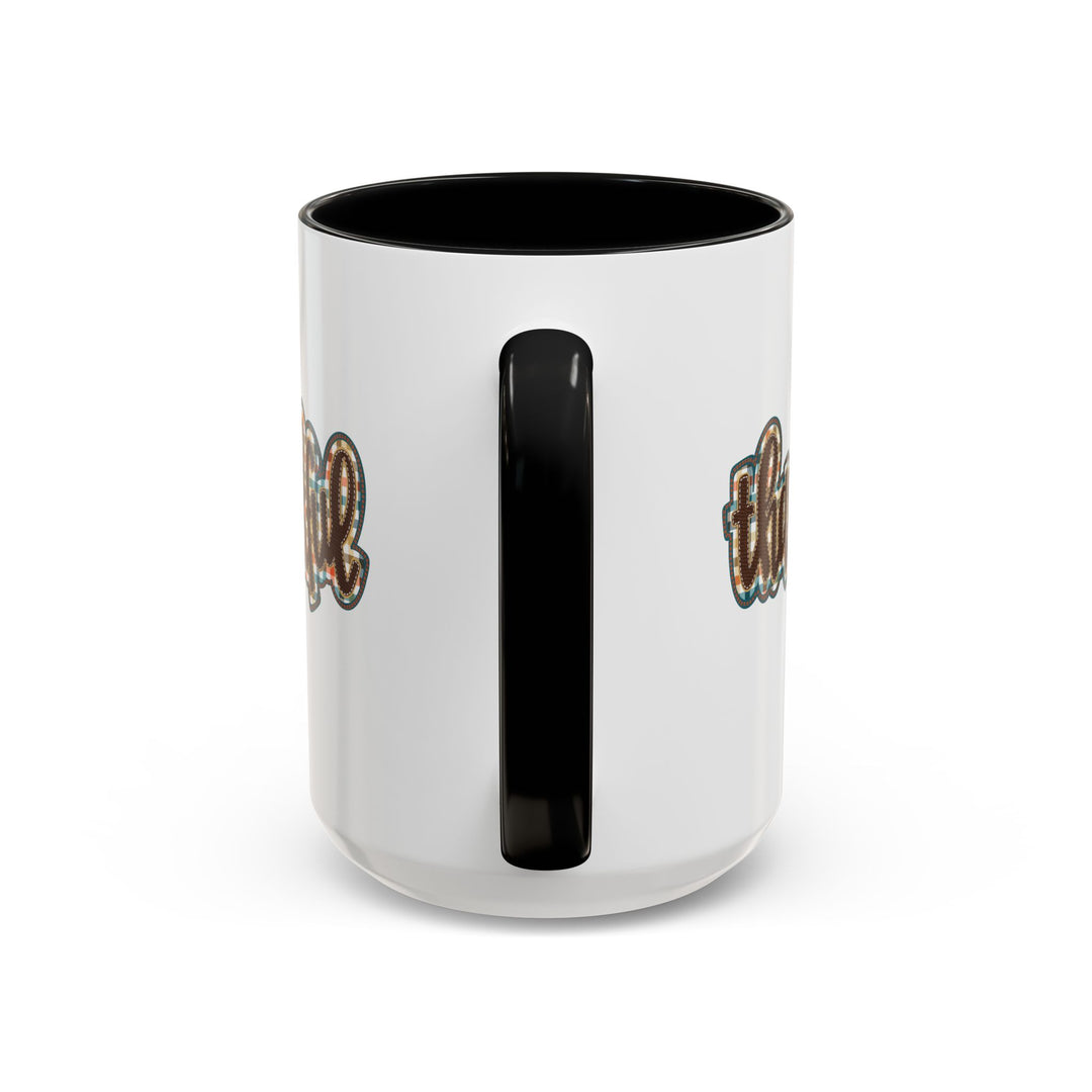 Thankful - Accent Coffee Mug (11, 15oz)