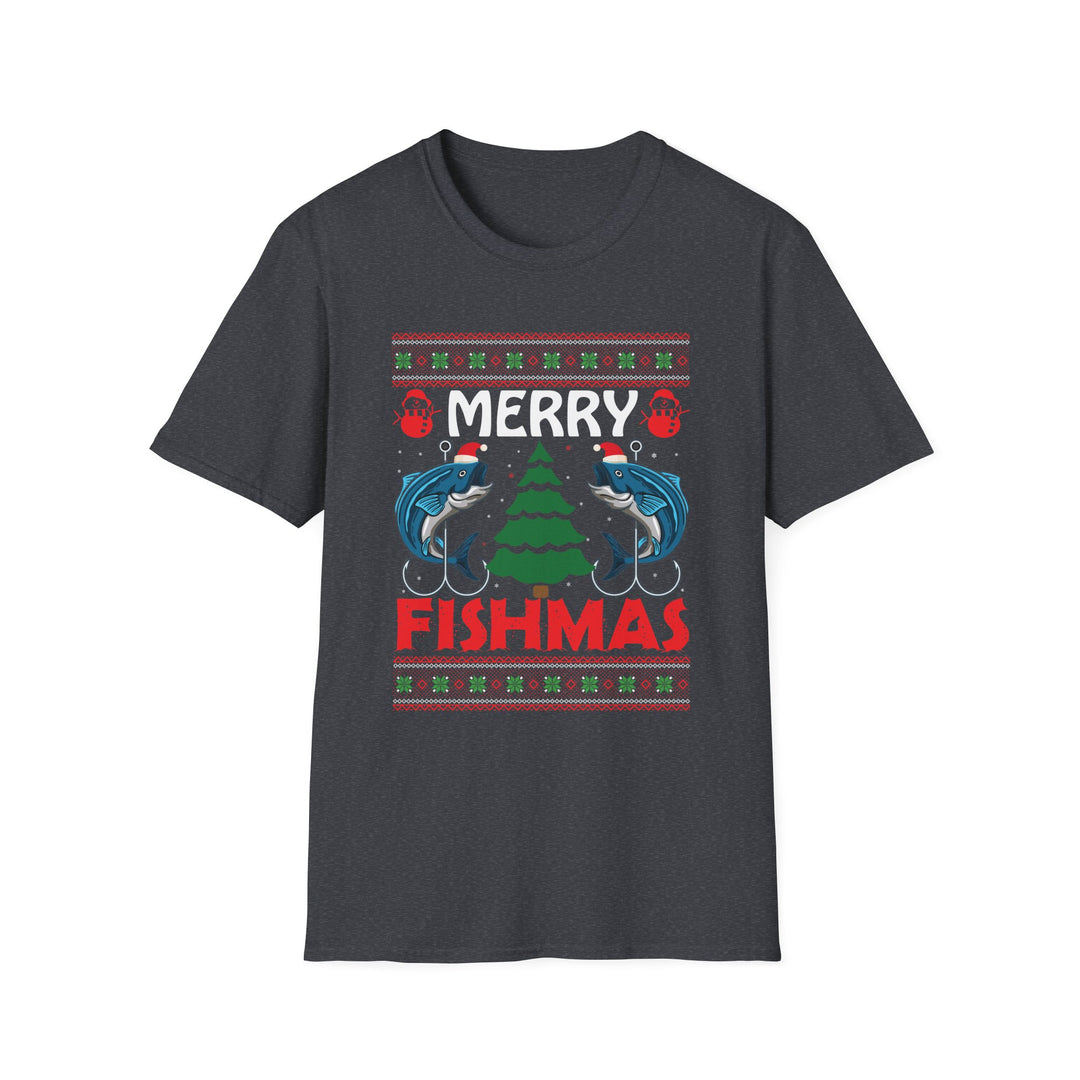 Merry Fishmas - Unisex Softstyle T-Shirt