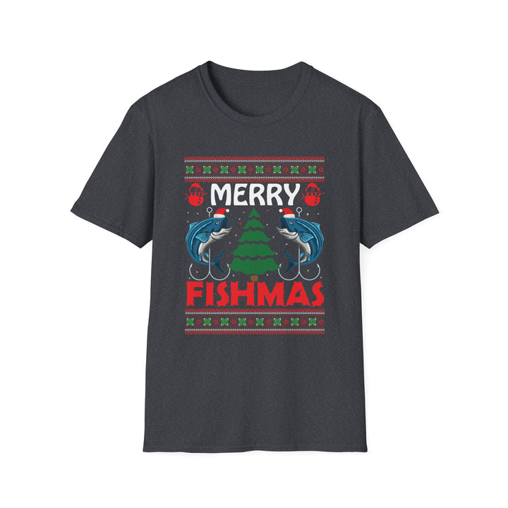 Merry Fishmas - Unisex Softstyle T-Shirt