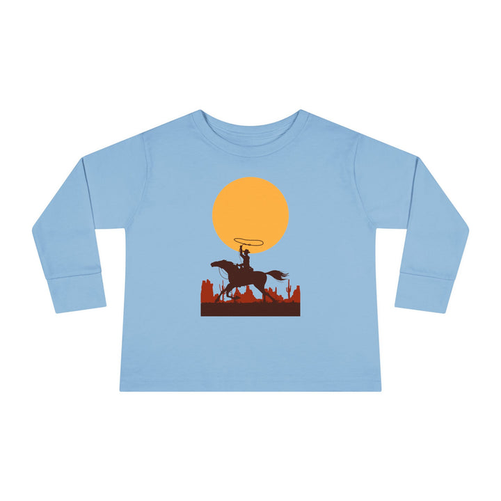 Roping The Moon  Toddler Long Sleeve Tee