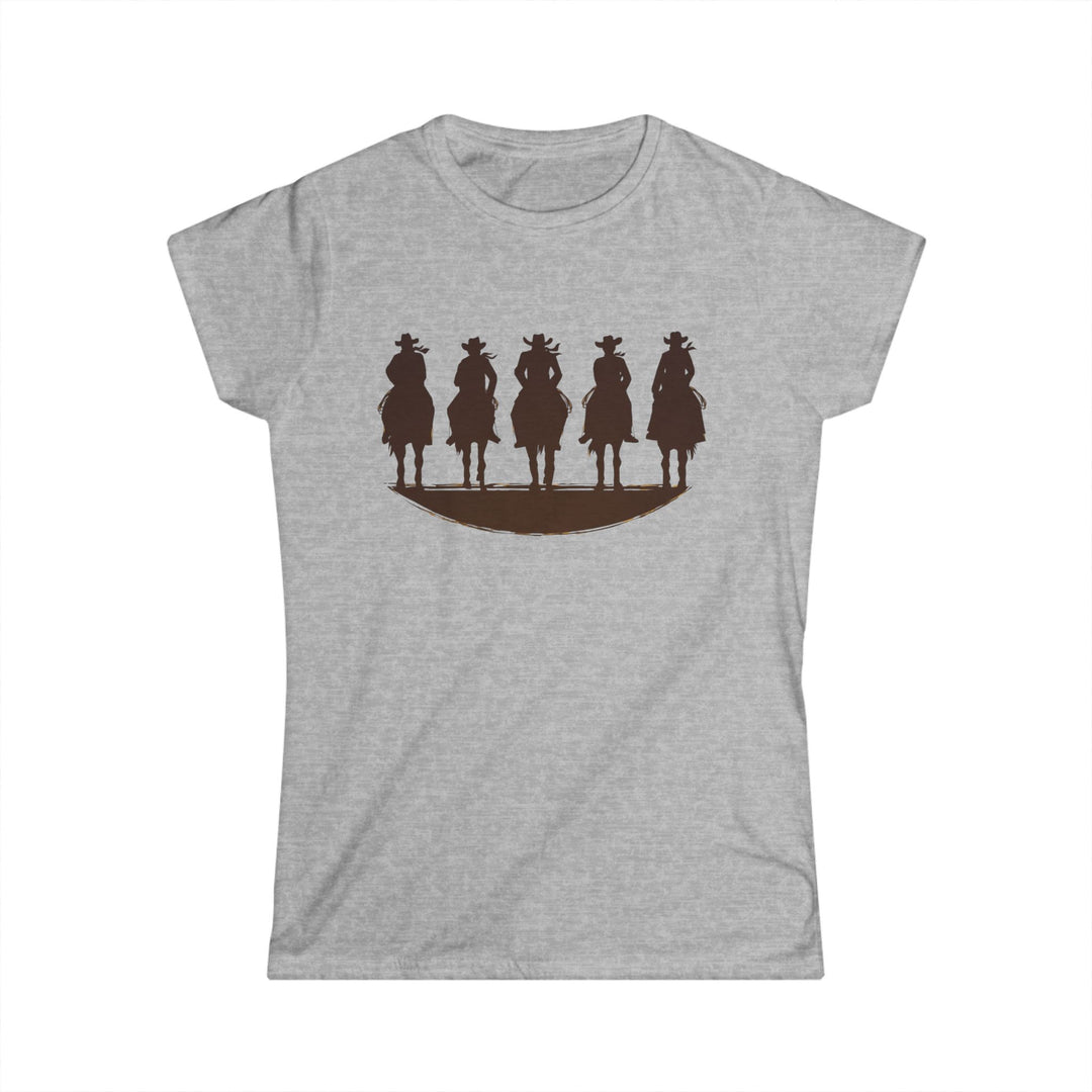Cowboy Silhouette - Women's Softstyle Tee